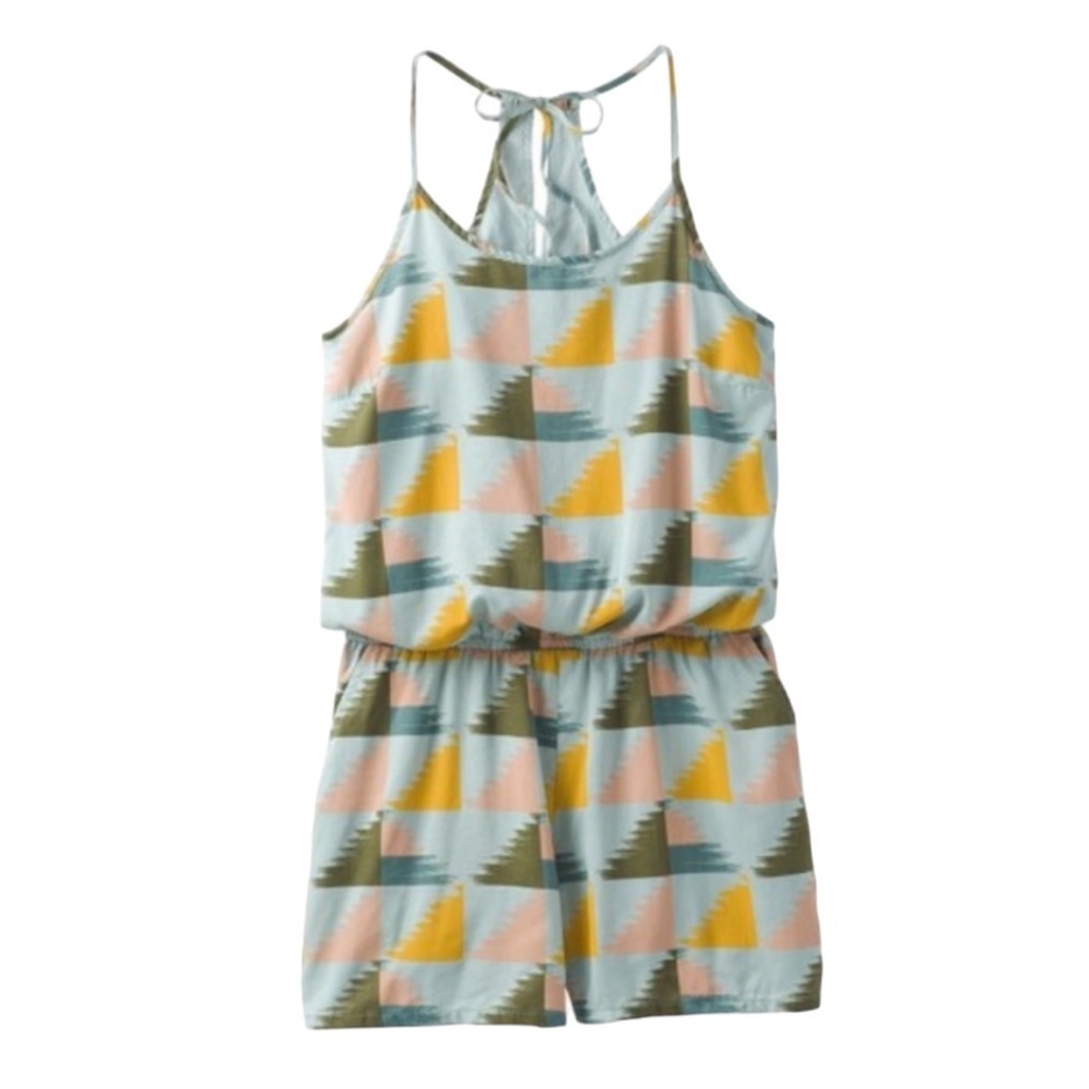 PRANA Franny Halter Neck Tie Romper - Picture 14 of 14